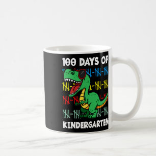 100 Tage Kindergarten T-rex Dino Vorschule Kaffeetasse