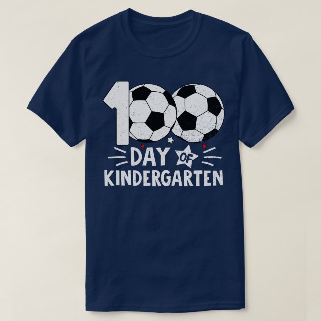 100 Tage Kindergartenlehrer 100. Scho-Tag T-Shirt (Design vorne)
