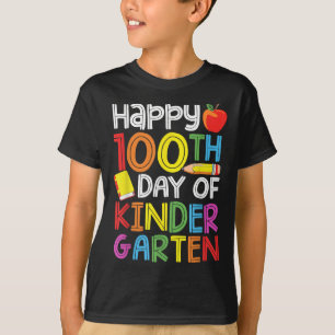100 Tage Kindergartenlehrer Kinder 100 Tage T-Shirt
