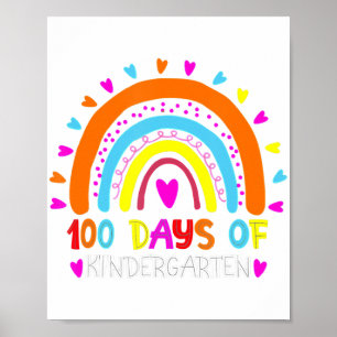 100 Tage Kindergartenlehrer Smarter Ra Poster
