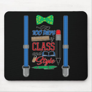 100 Tage Klasse und Stil - Jungen 100. Tag sc Mousepad