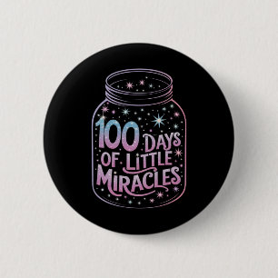 100 Tage kleiner Wunder Magische Jar Dankbarkeit Button