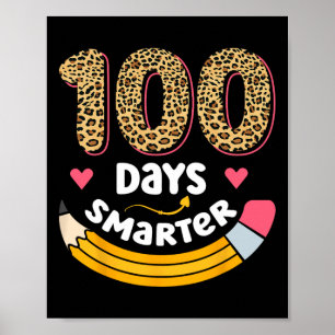 100 Tage klüger 100. Schullehrer Kinder Poster