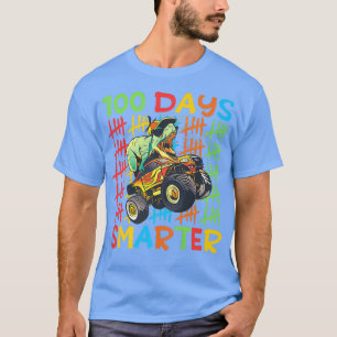 100 Tage klüger 100. Tag der Schule Dinosaurier Mo T-Shirt