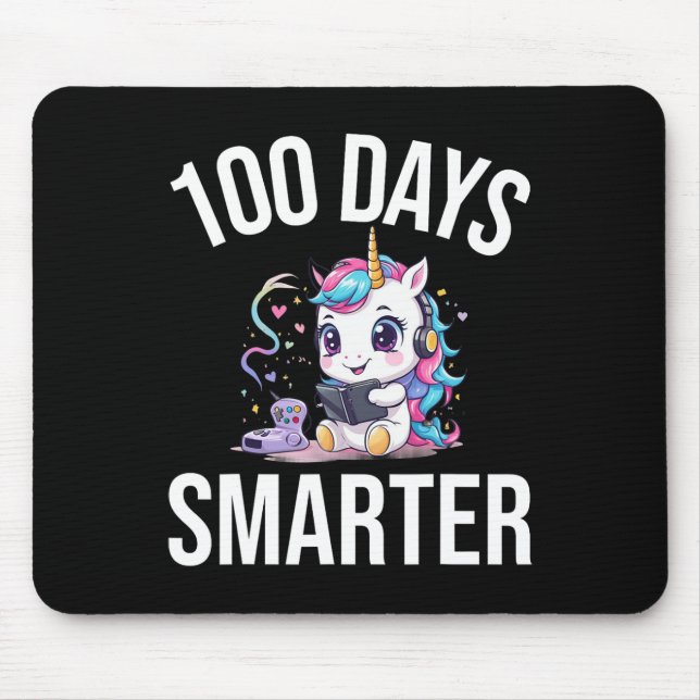 100 Tage klüger 100. Tag der Schulkinde Mousepad (Vorne)