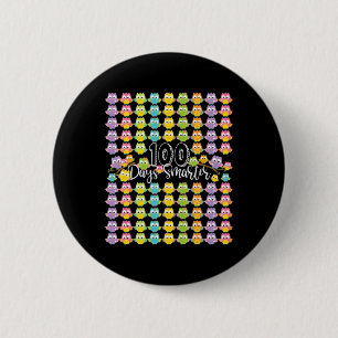 100 Tage klüger - 100. Tag der Schulkinder und Button