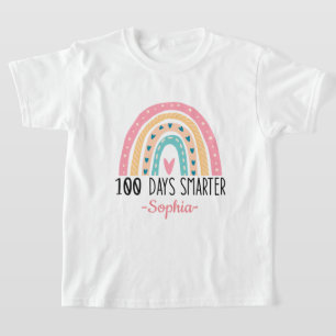 100 Tage klüger, 100 Tage Schule, Personalisiert T-Shirt
