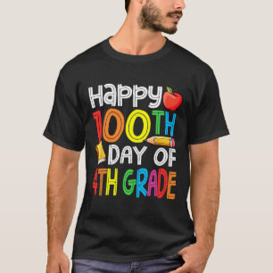 100 Tage klüger 4. Klasse 100. Schultag T-Shirt