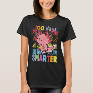 100 Tage klüger Axolotl 100. Schulmädchen T-Shirt