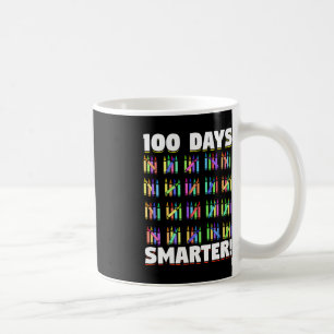 100 Tage klüger Crayons Geschenk 100 Tage Kaffeetasse