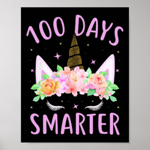 100 Tage klüger einhorn Kinder Kostüm 100. Poster