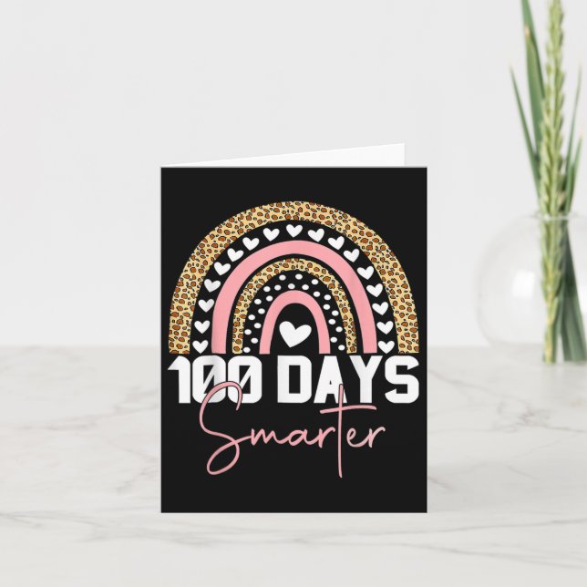 100 Tage klüger glücklicher 100. Schulrau Karte (Vorderseite)