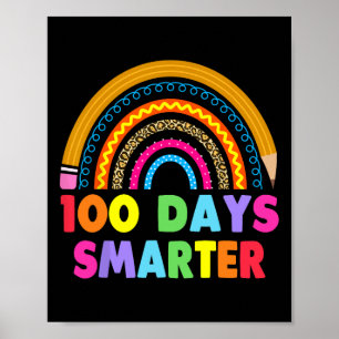 100 Tage klüger glücklicher 100. Schulrau Poster