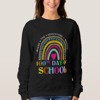 100 Tage klüger glücklicher 100. Schulrau Sweatshirt
