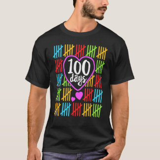 100 Tage klüger glücklicher 100. Schultag T-Shirt