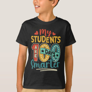 100 Tage klüger Lehrerkostüm 100. Scho-Tag T-Shirt
