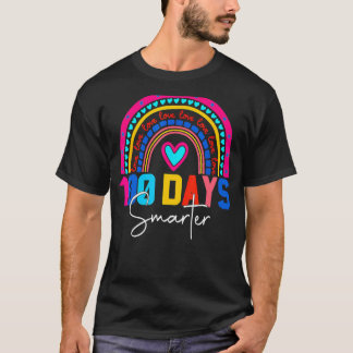 100 Tage kluger Regenbogen glücklich 100. Schultag T-Shirt