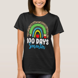 100 Tage kluger Regenbogen glücklich 100. Schultag T-Shirt