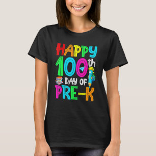 100 Tage klüger vor K glücklicher 100. Schultag P T-Shirt