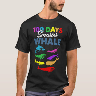 100 Tage kluger Whale glücklich 100. Tag der Schul T-Shirt