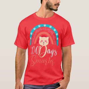 100 Tage klugere Katze Lover Funny 100 Tage Schoo T-Shirt