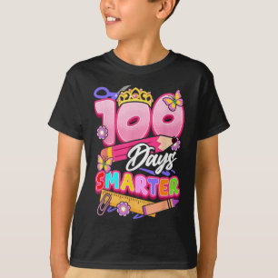 100 Tage klügere Kinder Mädchen am 100. Schultag T-Shirt