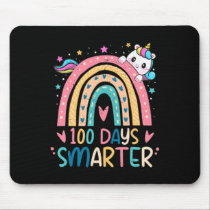 100 Tage klügere Kinder Mädchen einhorn 100. Tag v Mousepad