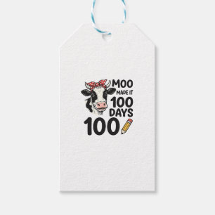 100-Tage-Kuh-Shirt Vintage-Gravur-Schuldesign Geschenkanhänger