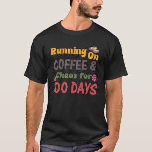 100 Tage lang auf dem Kaffeehaus laufen T-Shirt
