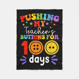 100 Tage lang die Tasten meines Lehrers drücken Fleecedecke