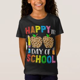 100 Tage Leopardenlehrer und Student T-Shirt