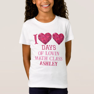 100 Tage liebevolle Mathematik-Klasse T-Shirt