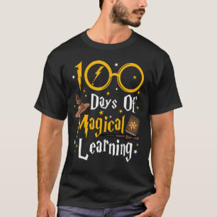 100 Tage Magischer Lernlehrer Kinder T-Shirt
