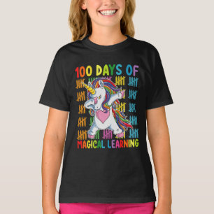 100 Tage magisches Lern-Einhorn-Schule T-Shirt