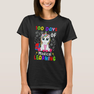100 Tage magisches Lern-Schulein Einhorn 100 Ta T-Shirt