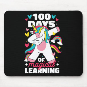100 Tage magisches Lernen 100. Schultag Mousepad