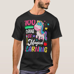 100 Tage Magisches Lernen 100. Schultag U T-Shirt