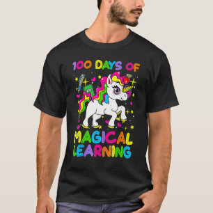 100 Tage Magisches Lernen 100. Schultag U T-Shirt