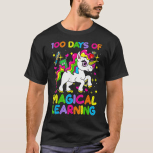 100 Tage Magisches Lernen 100. Schultag U T-Shirt