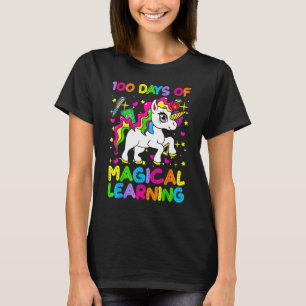100 Tage Magisches Lernen 100. Schultag U T-Shirt
