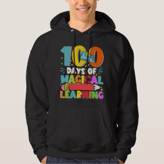 100 Tage magisches Lernen 100 Tage 100 Tage Hoodie