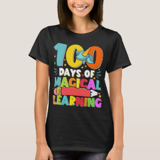 100 Tage magisches Lernen 100 Tage 100 Tage T-Shirt