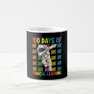 100 Tage magisches Lernen Astronautenschule Kaffeetasse