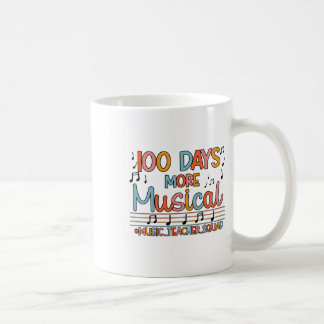 100 Tage mehr musikalische Notizen 100 Tage Schulb Kaffeetasse