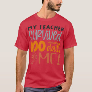 100 Tage meines Lehrers überlebten 100 Tage von mi T-Shirt