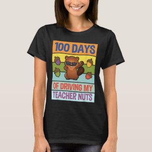 100 Tage meines Lehrers verrückt machen 100. Schul T-Shirt
