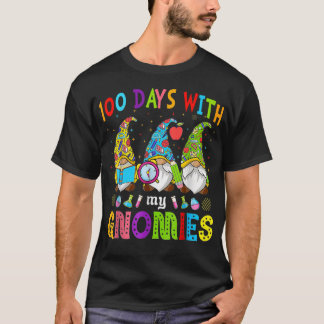 100 Tage mit meiner Gnome Lehrerin Student Funny G T-Shirt