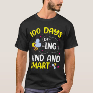 100 Tage mit netter und intelligenter Biene 100. T-Shirt
