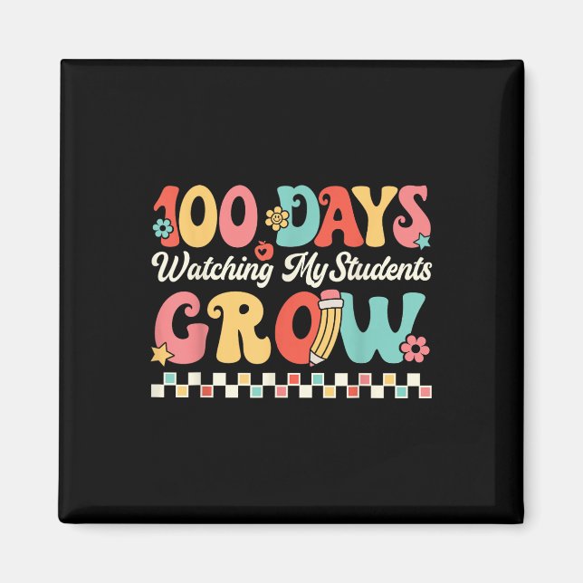 100 Tage mit Schülern am 100. Magnet (Vorne)