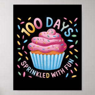 100 Tage mit Spaß am 100. Schultag Gi Poster